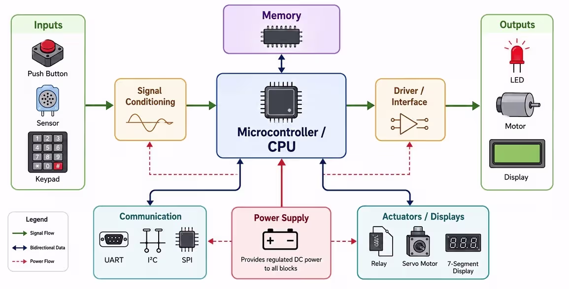 Embedded system block diagram