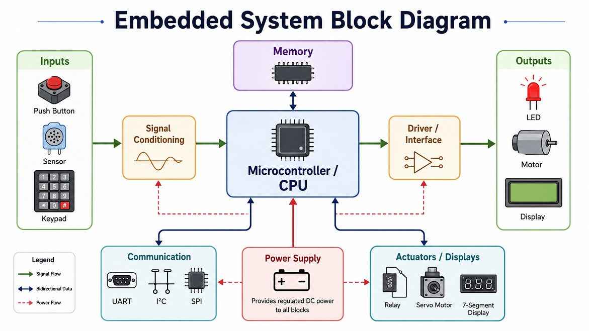 Embedded system block diagram